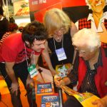 Com Ziraldo na Bienal 2009 Rio